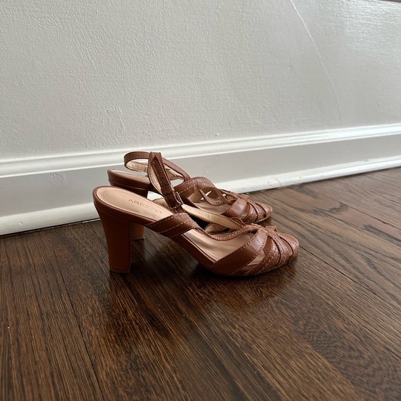Arezzo Heel Sandals - Brown - Picture 4 of 6